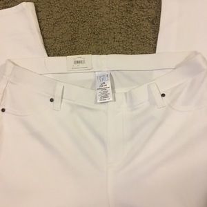 Time and True white jeggings - size L/G (12-14)